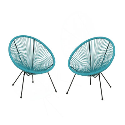 Chaise Anson (ensemble de 2) - Bleu sarcelle