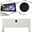 Lit intelligent avec haut-parleurs Bluetooth et lumières RVB - Lit plateforme en similicuir, tête de lit épaissie, aucun sommier nécessaire-292075283-292075372