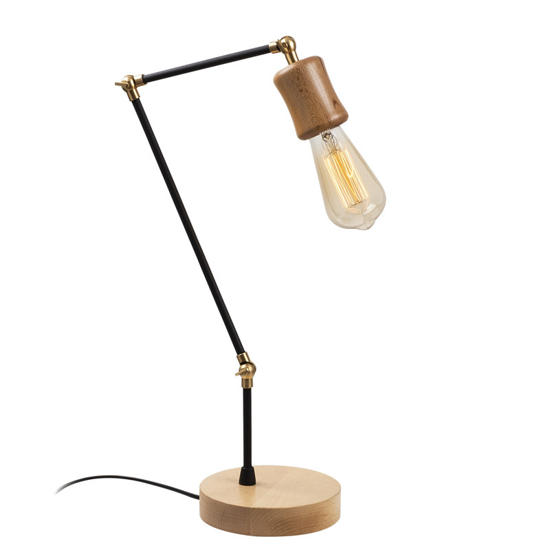 Lampe de bureau brune 20,47 po Henninger