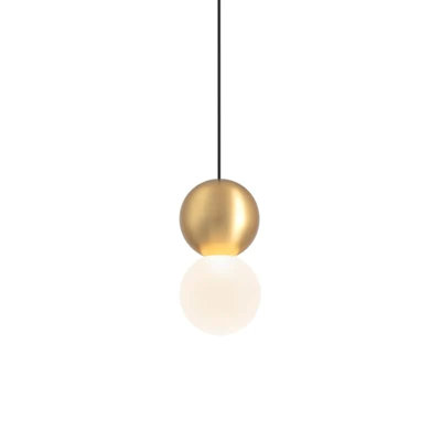 6 Watt LED Modern Twin Globe Hanging Pendant Light