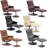 Livnat 2 Set Recliner with Ottoman, Reclining Chair with Massage, 360 Swivel  Chairs,  Faux Leather-2141085586