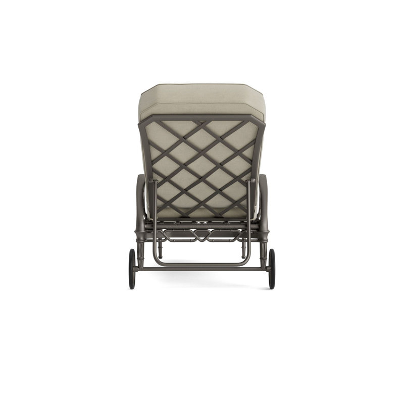 Calcutta Outdoor Chaise Lounge, Mica, Fusion Neptune