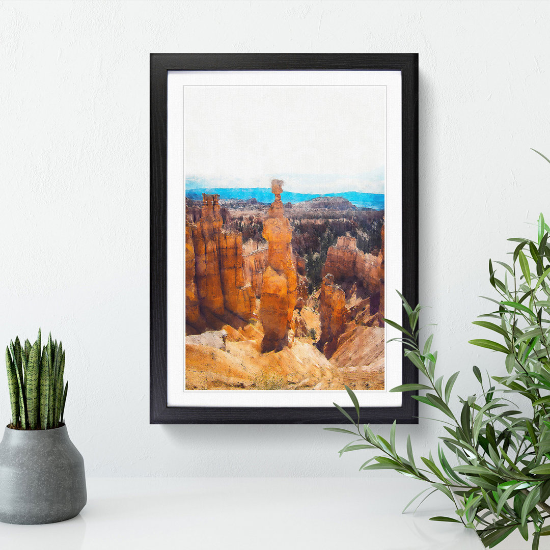 Bryce Canyon in Utah - Picture Frame Painting