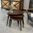  Solid Nesting Table Set Of 3- Oak