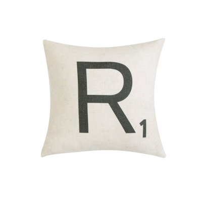 Letter-R1 With Polyester Insert Pillow