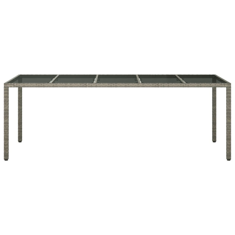 Castora Rectangular Metal Outdoor Dining Table , cm W 100cm cm D, Grey/Blue