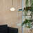 Oval Pendant Light In Brass