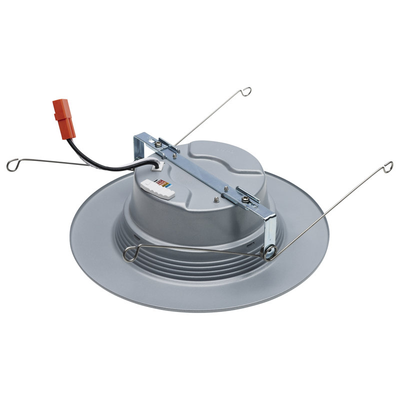 Ensemble d'éclairage encastré DEL 6 po, Nickel brossé