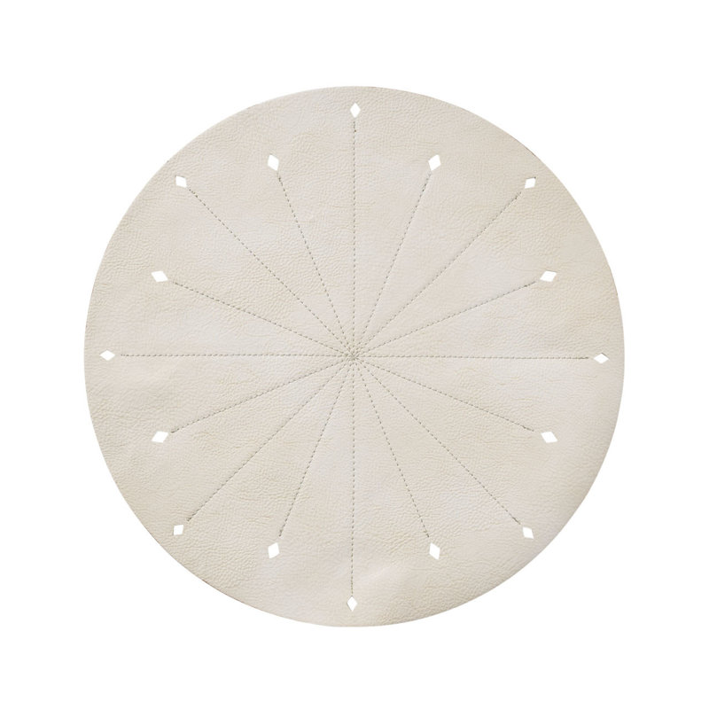 Dart Placemat, Gray/Beige