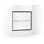 Porte de douche coulissante double sans cadre l 54,62" x h 55,5" avec technologie de couche propre Finesse