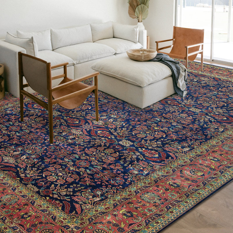 Mahajaran Wool Oriental Area Rug