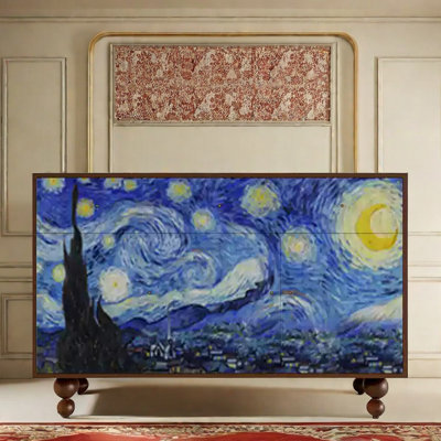 Buffet peint Painted