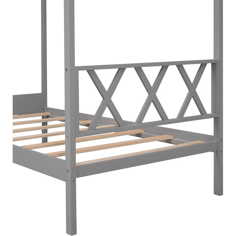 Lit double Ossafa, gris, Twin