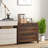 HOMCOM 2 Drawer File Cabinet With Lock, Lateral Filing Cabinet With Keys And Adjustable Hanging Bar For Letter, A4 And Legal Size, File Cabinet For Home Office, Brown