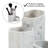 Plastic 3 Compartment Makeup Organizer