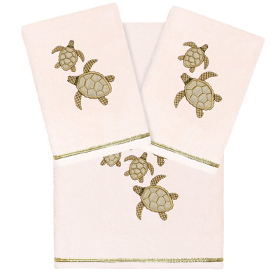  Ensemble de serviettes 3 pièces 100% coton turc