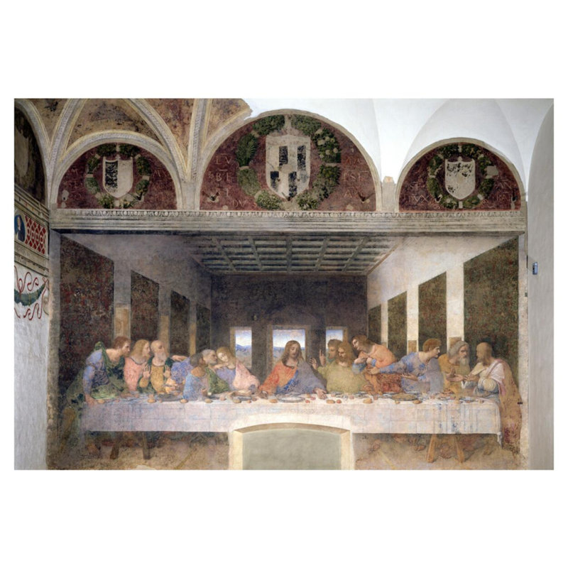 «The Last Supper» par Leonardo da Vinci - Estampe numérique, H 32 po x l 40 po