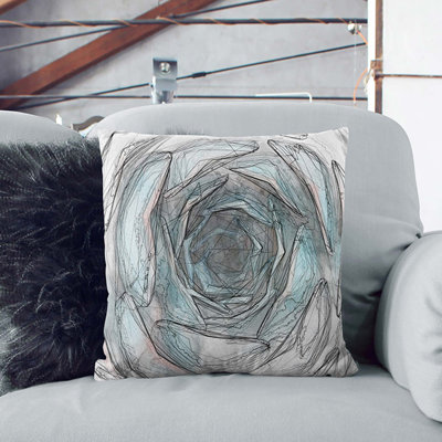Succulent Plant Cushion with Filling