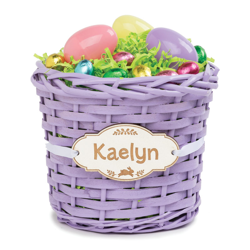 Panier à mèches personnalisées, Mauve