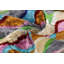 Coussin en velours Wave