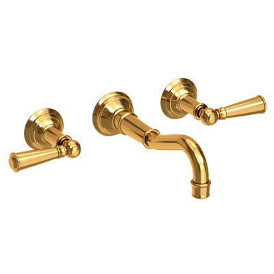 Jacobean Wall Mount Bathroom Faucet