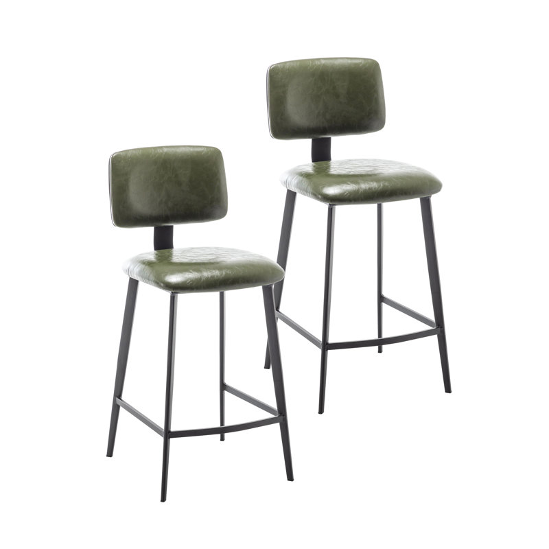 Tabouret de bar Breina, Vert