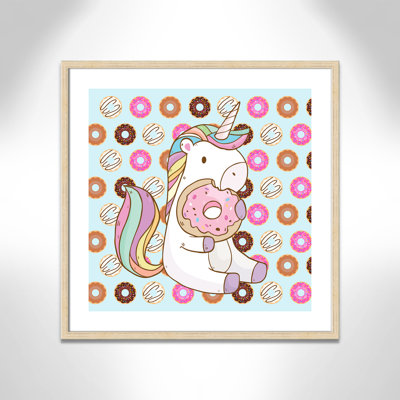 Donut Unicorn Wall Decal