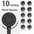 Filtered Rainfall Shower Head Combo, 13'' Showerhead With 10 Spray Handheld, 71'' Hose & Holder,-124572613