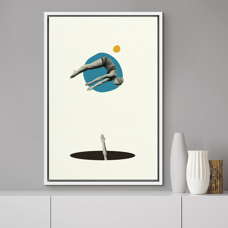 Jump, White, 36" H x 24" W