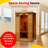 Heatwave 2-Person Hemlock Infrared Sauna with 5 Ceramic Heaters