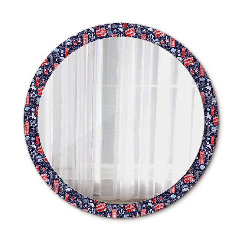 Huldar Glass Flat Wall Mirror