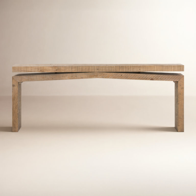 Matthes Solid Wood Console Table, Sierra Rustic Natural, 30.75" H x 60" W x 15" D