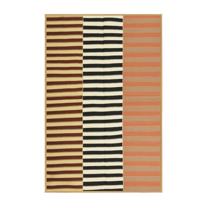 Striped Indoor Rug, Rectangle 5' x 7'