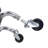 Black Low Rolling Stool with Wheels Heavy-Duty Sturdy 360 Degree Rotating Low to Ground Acubest