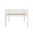 Full-Sized Bed Frame, Short Rubberwood  Loft Bed With Steps-555247298