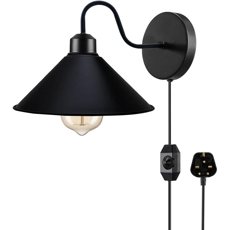 Anayaa Plug-in Armed Sconce