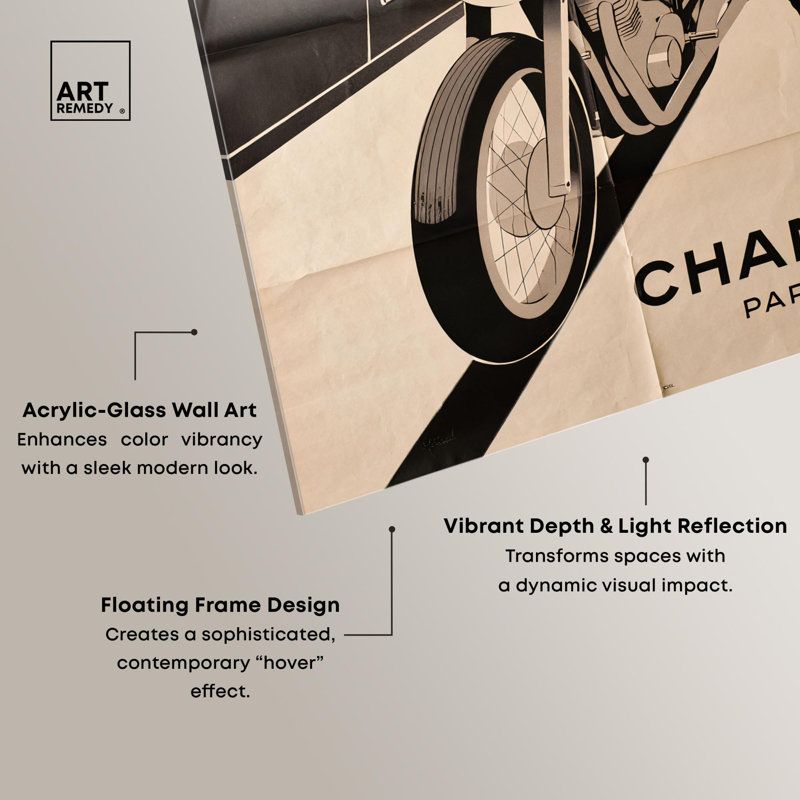 Chic Velocity, reproduction d'art rétro sur toile par Art Remedy, H 30 po x l 24 po