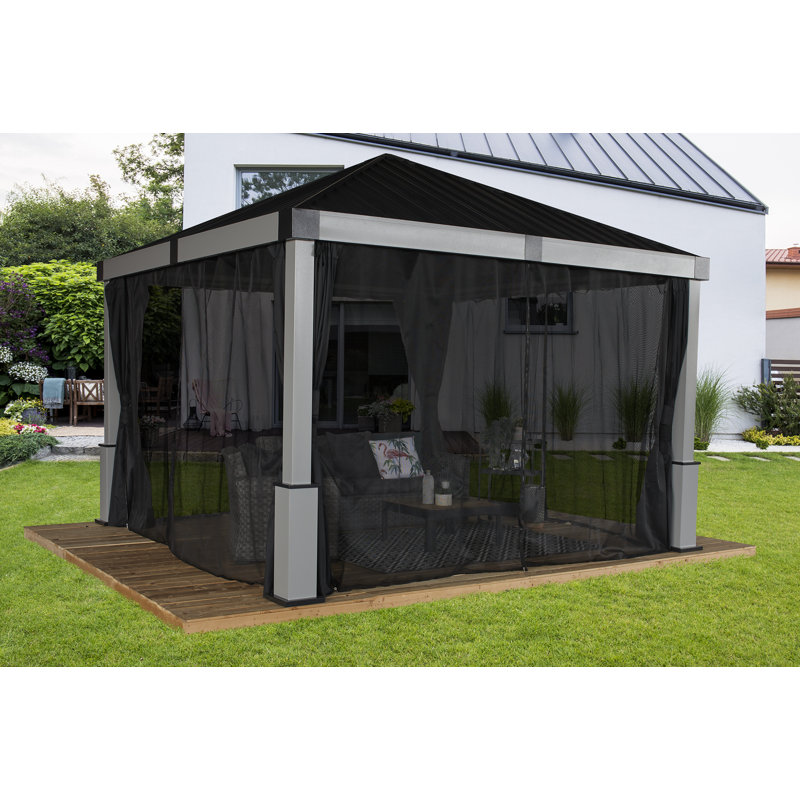 Pavillon de jardin rigide Lena 12 pi x 12 pi