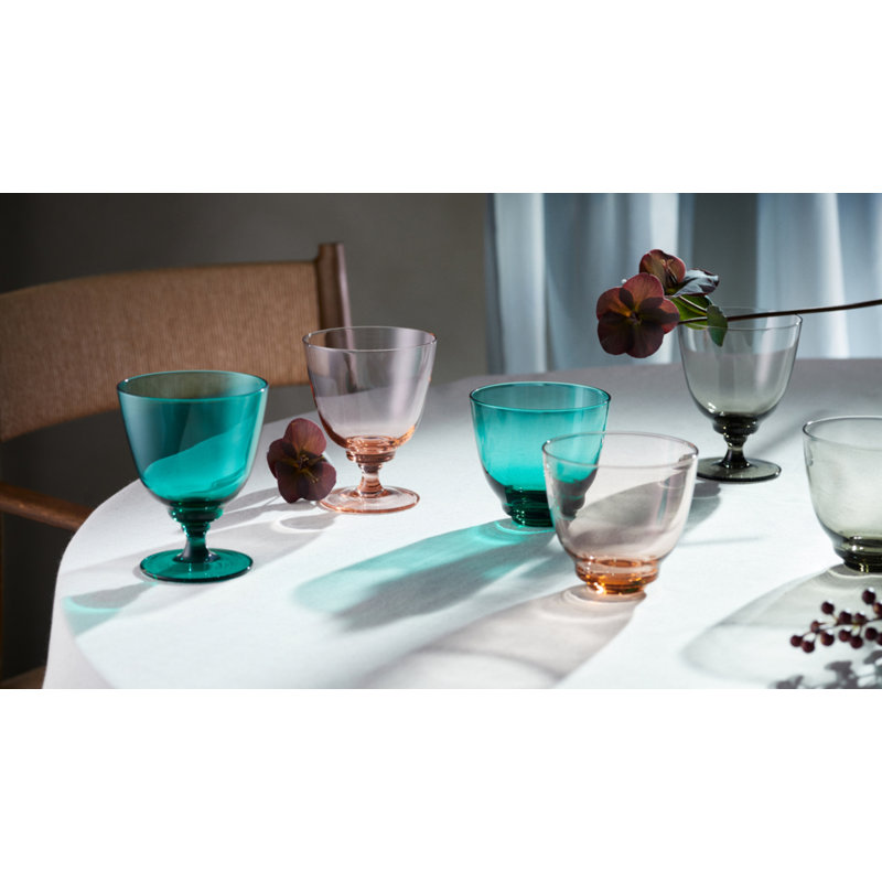Flow Wine Glass, Gray