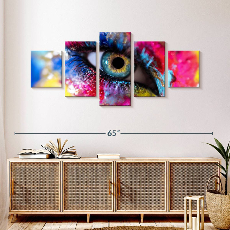 Rainbow Gaze, H 24 po x l 55 po