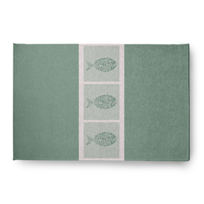 Tapis intérieur / extérieur à imprimé animal Manzanola