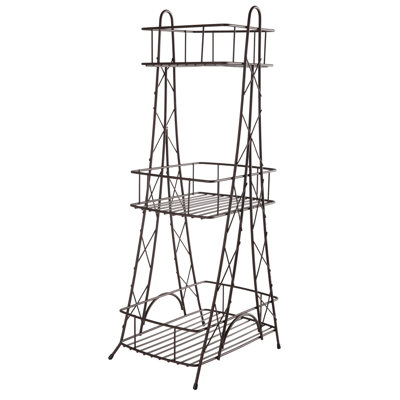 Ville Des Lumieres Metal Freestanding Bathroom Shelves