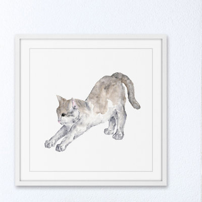 " Stretching Cat " by Thimble Sparrow