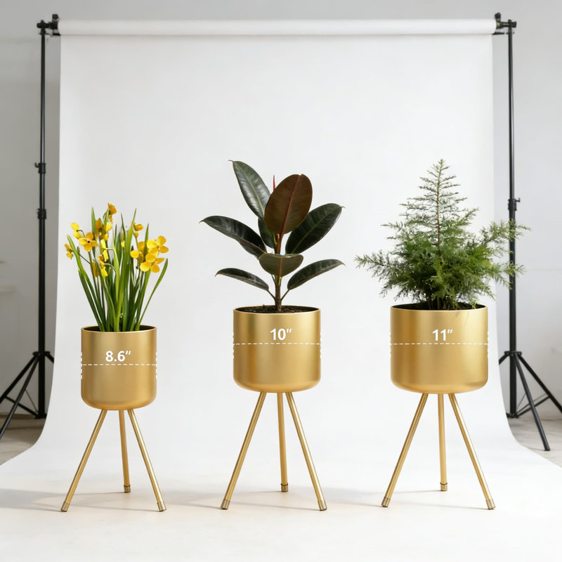 Pot à fleurs Mid-Century