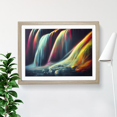 Waterfall Rainbow - Single Picture Frame Print