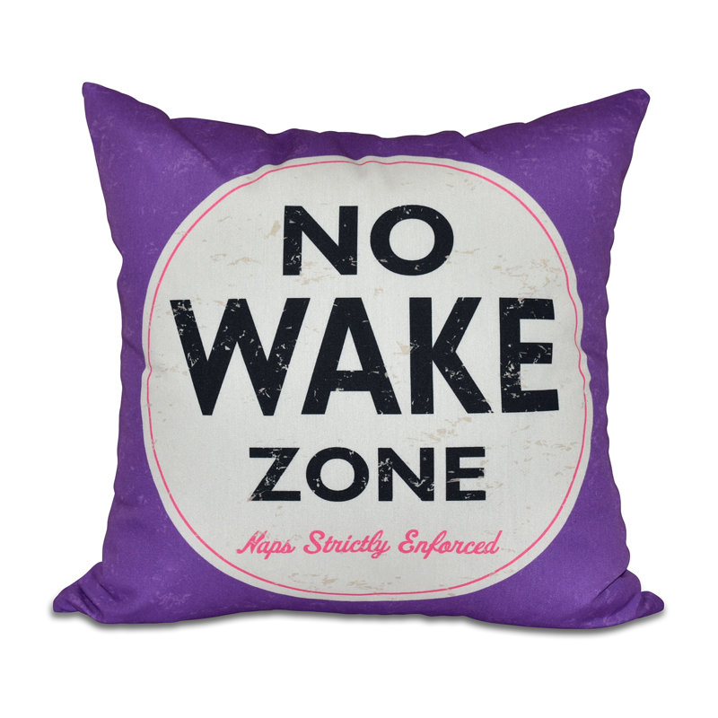 Outdoor Reversible Throw Pillow, Purple