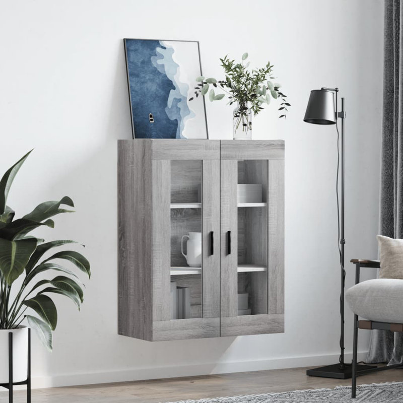 Huetter Bathroom Cabinet, Grey Sonoma