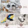 Area Rug NaturalGrey, Machine Washable Rug,Soft Accent Rugs,Non-Slip Non-Shedding Low-Pile Floor Carpet