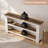 63" Long Sofa Table with 3-Tier Storage