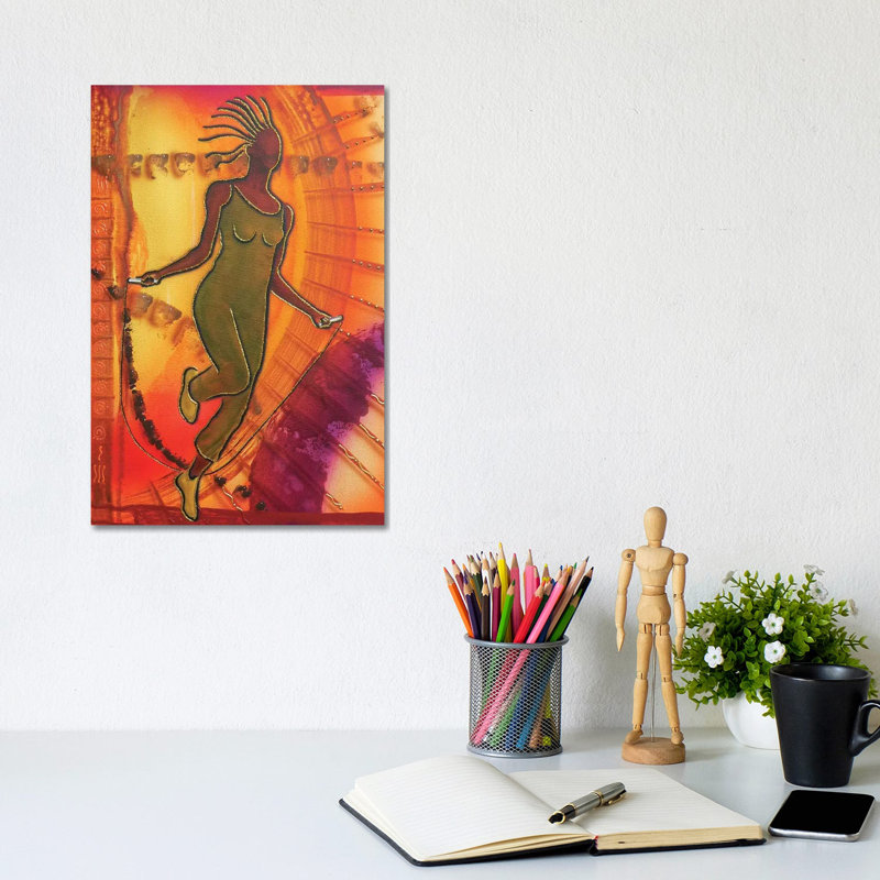 The Workout 1 Piece Wrapped Canvas Painting, 20.32 cm H x 30.48 cm W